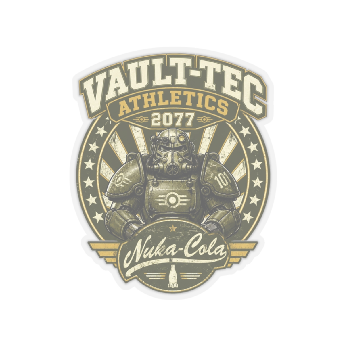 Fallout "Vault-Tec Athletics 2077" Sticker